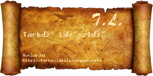 Tarkó László névjegykártya
